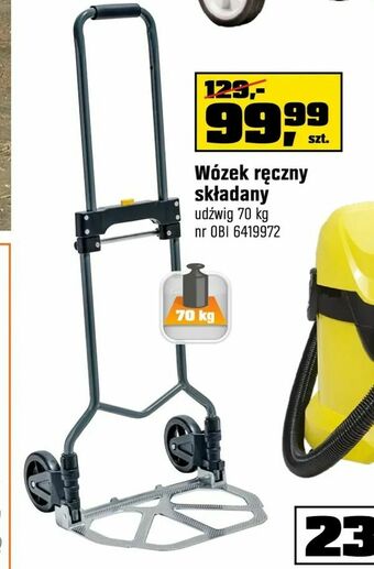 OBI Wózek ręczny składany oferta
