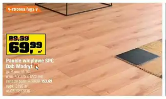 OBI Panele winylowe SPC Dąb Madryt oferta