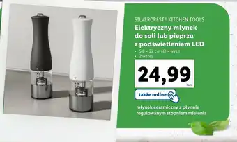 Lidl Młynek elektryczny SilverCrest oferta