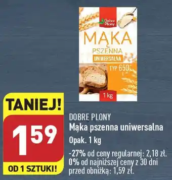 ALDI DOBRE PLONY Mąka pszenna uniwersalna 1 kg oferta
