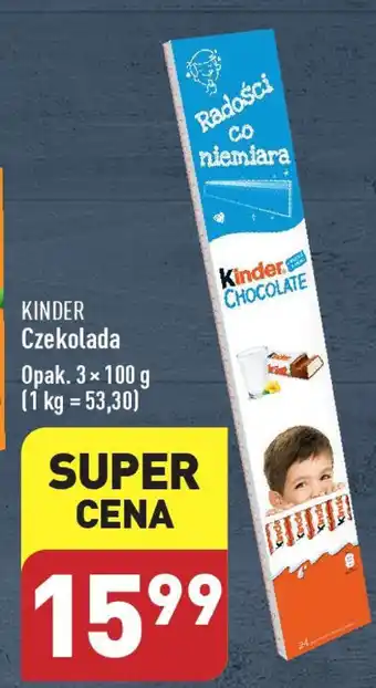ALDI KINDER Czekolada 3x100g oferta