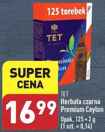 ALDI TET Herbata czarna Premium Ceylon 125×2 g oferta