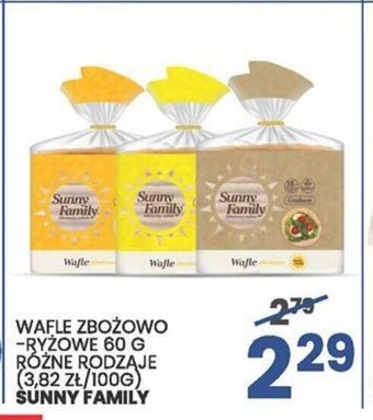 Wafelek Wafle zbożowo-ryżowe 60g oferta