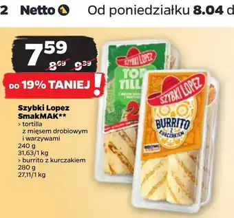 Netto Danie gotowe Smakmak oferta