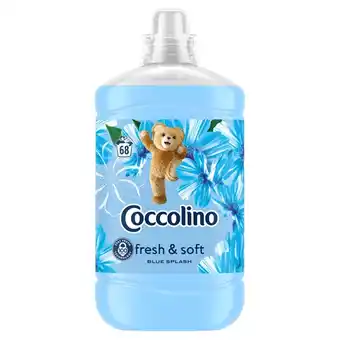 Auchan Coccolino Blue Splash Płyn do płukania tkanin koncentrat 1700 ml (68 prań) oferta