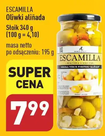 ALDI ESCAMILLA Oliwki aliñada 340 g oferta