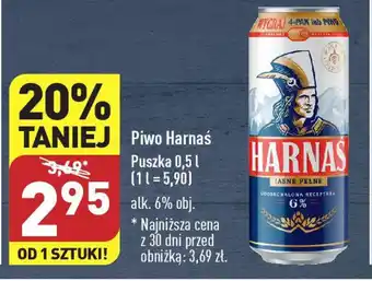 ALDI Piwo Harnaś 0,5 l oferta