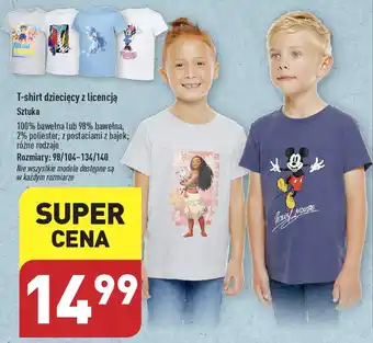 ALDI T-shirt dziecięcy z licencją oferta
