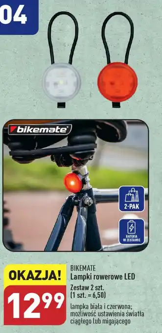 ALDI BIKEMATE Lampki rowerowe LED 2 szt. oferta