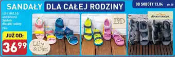 ALDI LILY & DAN / L&D/ ADVENTURIDGE Sandały dla całej rodziny oferta