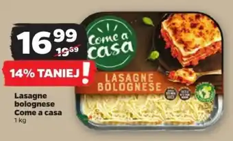 Netto Lasagne bolognese Come a casa 1 kg oferta