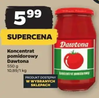 Netto Koncentrat pomidorowy Dawtona 550 g oferta