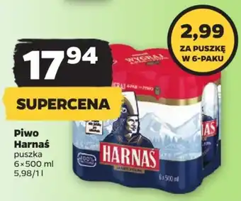 Netto Piwo Harnaś 6 x 500 ml oferta