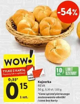 Intermarche Kajzerka REVA 50g oferta