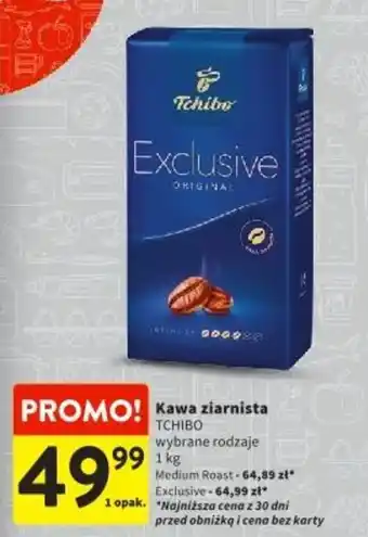 Intermarche Kawa ziarnista TCHIBO 1kg oferta