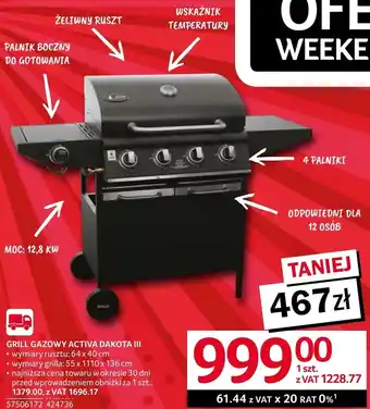 Selgros Grill Activa oferta