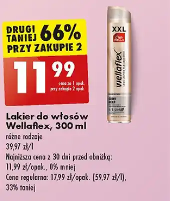 Biedronka Lakier do włosów Wellaflex, 300 ml oferta