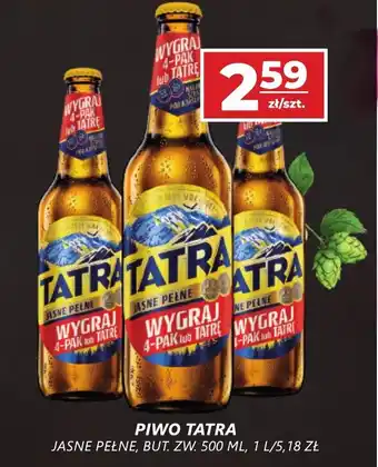 Top Market PIWO TATRA JASNE PEŁNE 500 ML oferta