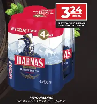 Top Market PIWO HARNAŚ PUSZKA 4 X 500 ML oferta