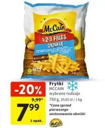 Intermarche Frytki MCCAIN 750g oferta