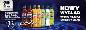 Eurocash Napój gazowany: Pepsi, Mirinda, 7UP, Mountain Dew 0,5 l oferta