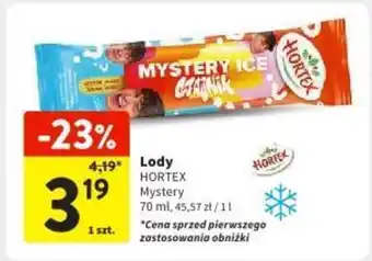 Intermarche Lody HORTEX 70ml oferta