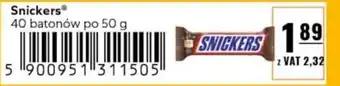 Eurocash Snickers 50 g oferta