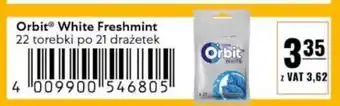 Eurocash Orbit White Freshmint 21 drażetek oferta