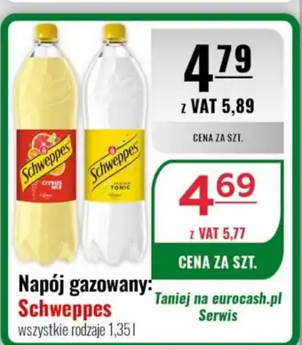 Eurocash Napój gazowany: Schweppes 1,35 l oferta