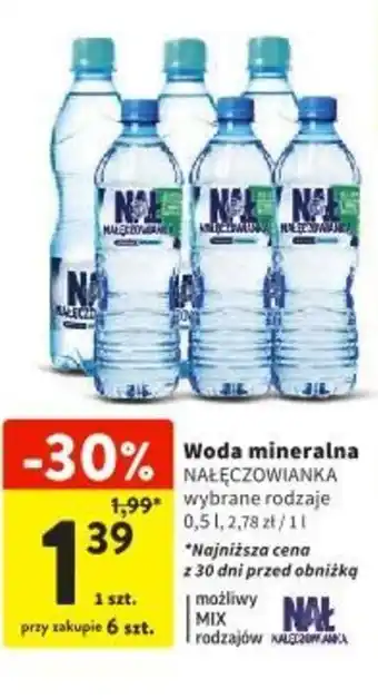 Intermarche Woda mineralna NAŁĘCZOWIANKA 0,5l oferta