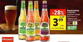 Intermarche Napój piwny SOMERSBY 0,4l oferta