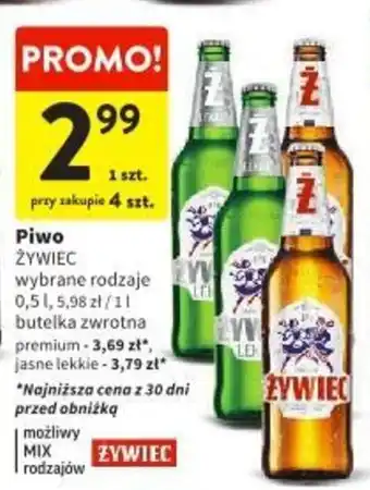 Intermarche Piwo ŻYWIEC 0,5l oferta