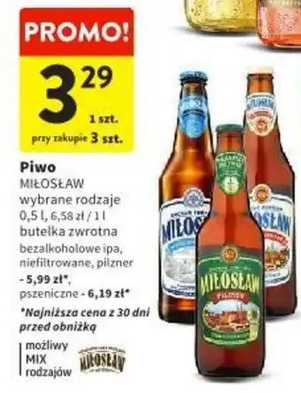 Intermarche Piwo MIŁOSŁAW 0,5l oferta