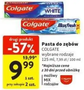 Intermarche Pasta do zębów COLGATE 125ml oferta