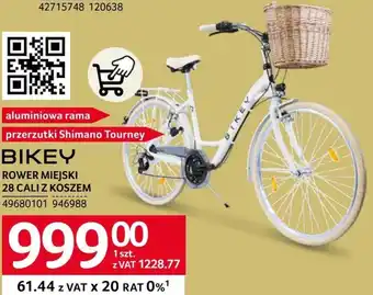 Selgros Rower miejski Bikey oferta