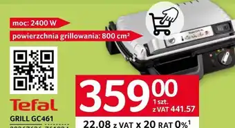 Selgros Grill elektryczny Tefal oferta