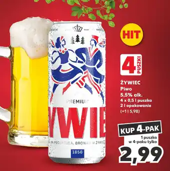 Kaufland ŻYWIEC Piwo 5,5%, 0,5 I oferta