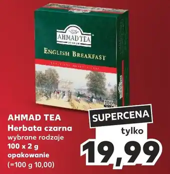 Kaufland AHMAD TEA Herbata czarna 100 x 2 g oferta