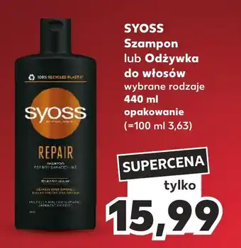 Kaufland SYOSS Szampon lub Odżywka do włosów 440 ml oferta