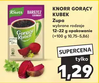 Kaufland KNORR GORĄCY KUBEK Zupa 12-22 g oferta