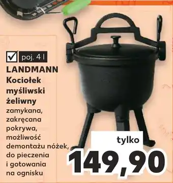 Kaufland LANDMANN Kociołek myśliwski żeliwny oferta