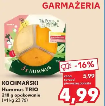 Kaufland KOCHMAŃSKI Hummus TRIO 210 g oferta