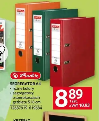 Selgros Segregator Herlitz oferta