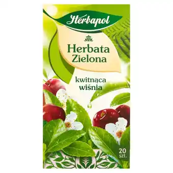 Dino Herbapol Herbata zielona kwitnąca wiśnia 34 g (20 x 1,7 g) oferta