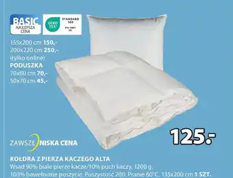 JYSK Kołdra Basic oferta