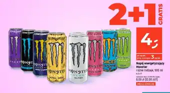 Dealz Napój energetyzujący Monster 500 ml oferta