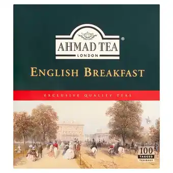 Kaufland Ahmad Tea English Breakfast Herbata czarna 200 g (100 torebek z zawieszką) oferta