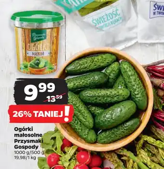 Netto Ogórki małosolne Przysmaki Gospody oferta