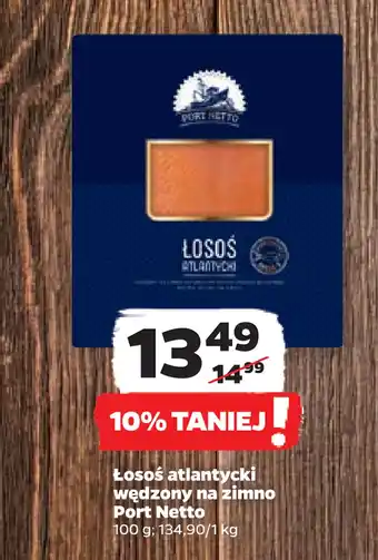 Netto Łosoś atlantycki wędzony na zimno Port Netto oferta