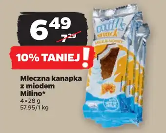 Netto Mleczna kanapka z miodem Milino oferta